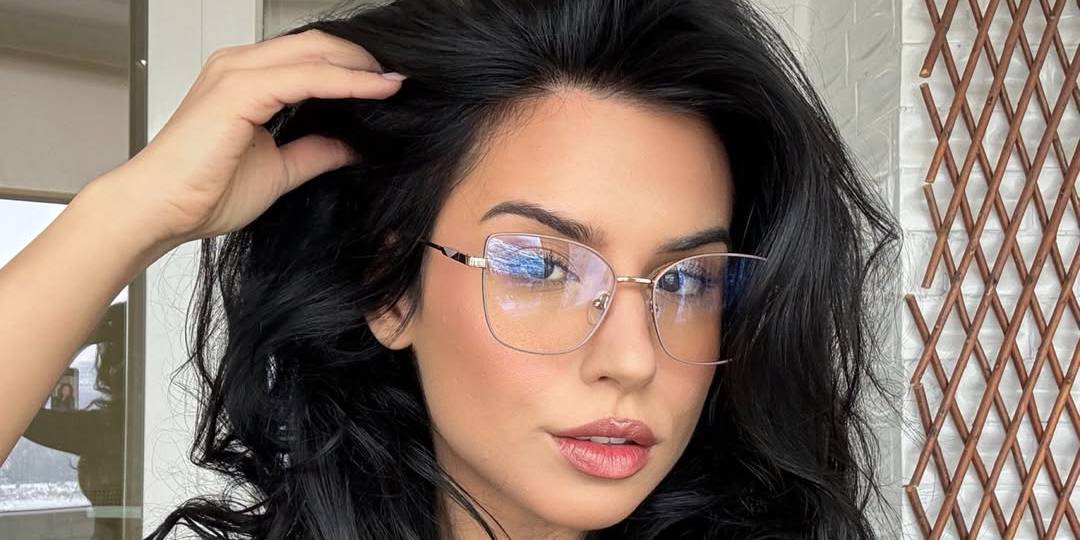 Gris Violet Rose Jennings Lunettes - Cat Eye Clip-On Sunglasses