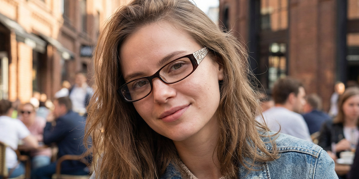 Braun Cyprian Brille - Rectangle Glasses