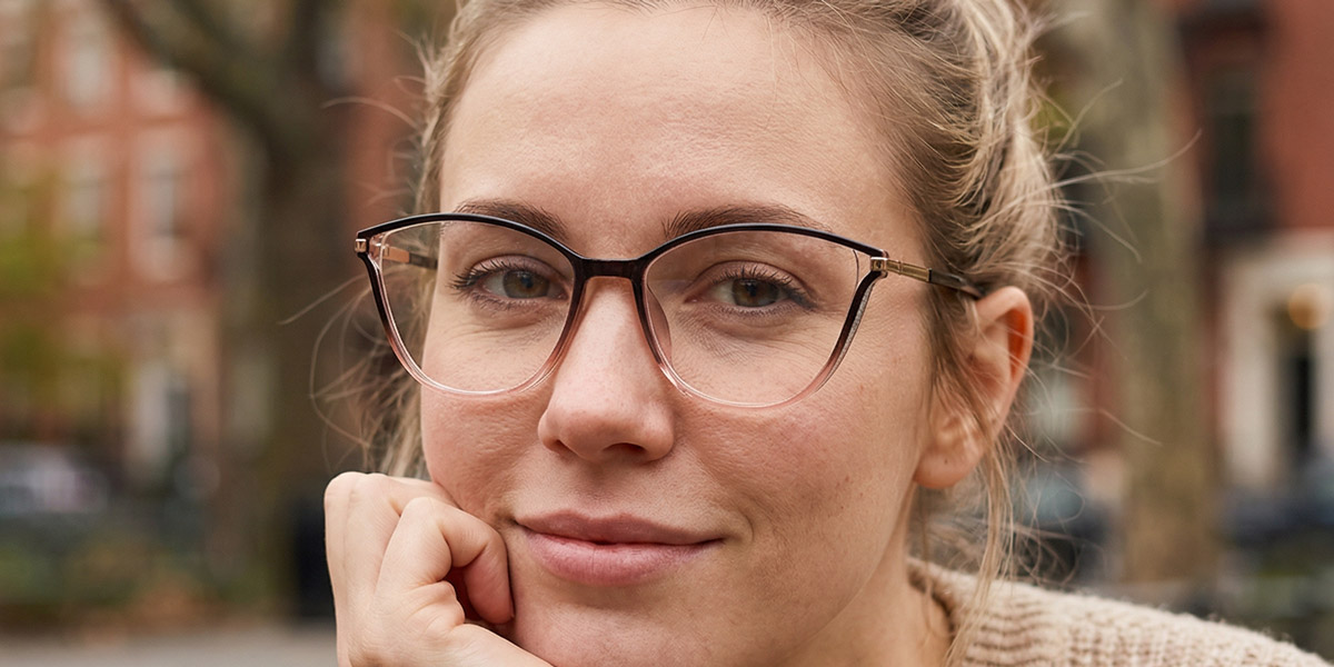 Black Tawny Chloe Glasses - Cat Eye Glasses