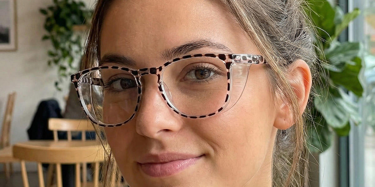 Dark-Brown-Spots Hanita Glasses - Safety Glasses