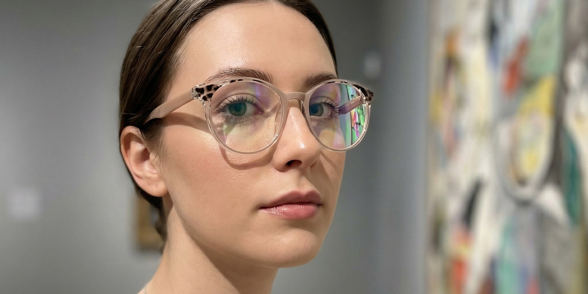 Cameo Brown Brown Spots Kojo Glasses - Round Glasses