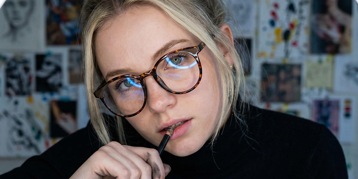 Ash Brown Tortoiseshell Kojo Glasses - Round Glasses