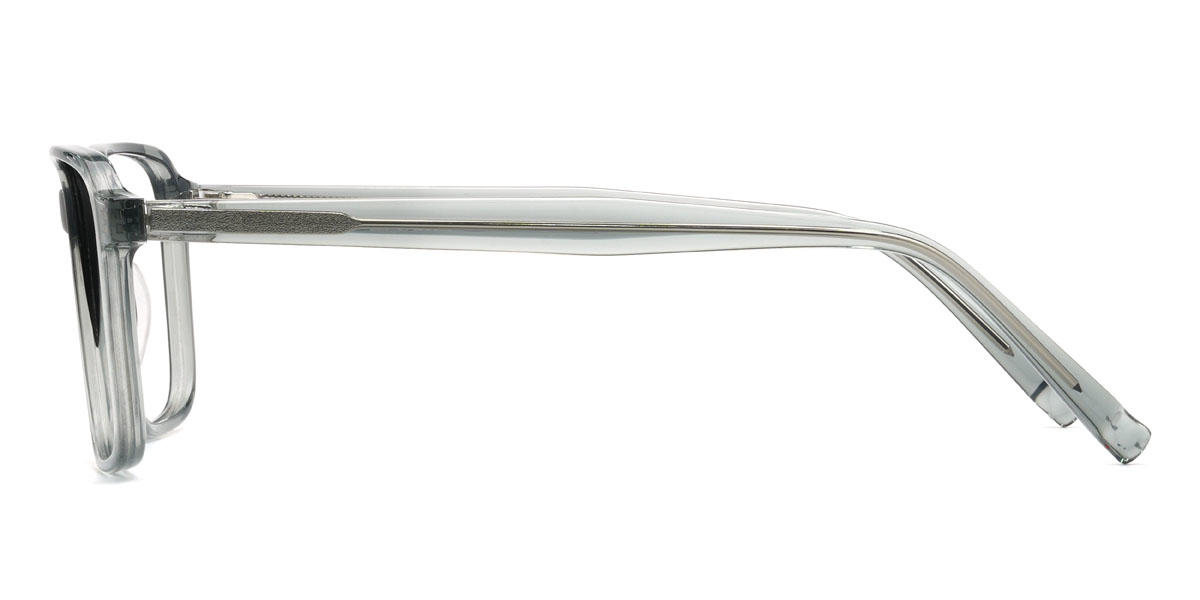 Black Grey Sammy Glasses - Rectangle Glasses