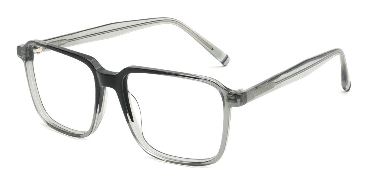 Black Grey Sammy Glasses - Rectangle Glasses