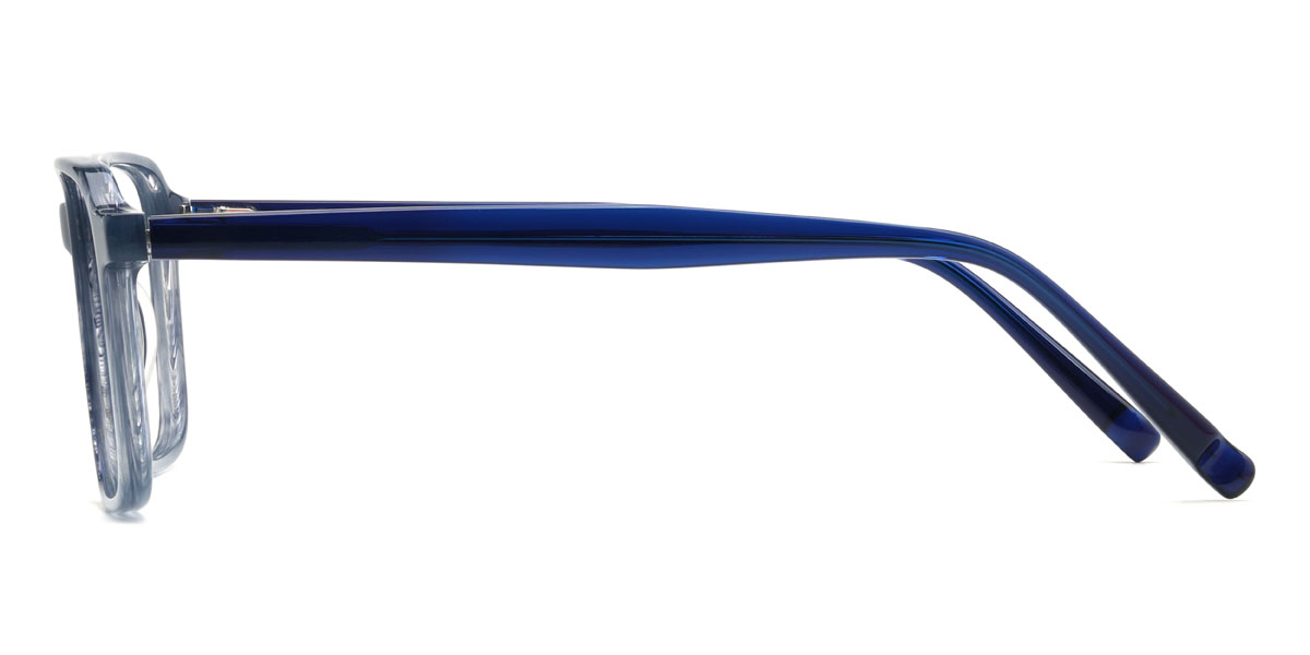 Blue Tortoiseshell Sammy Glasses - Rectangle Glasses