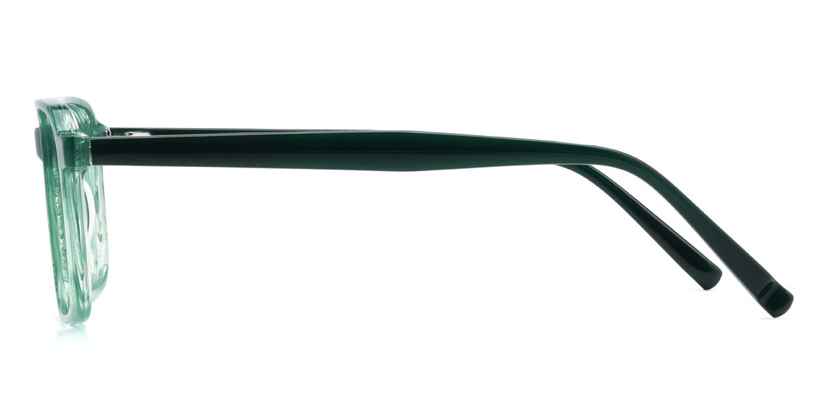 Green Tortoiseshell Sammy Glasses - Rectangle Glasses