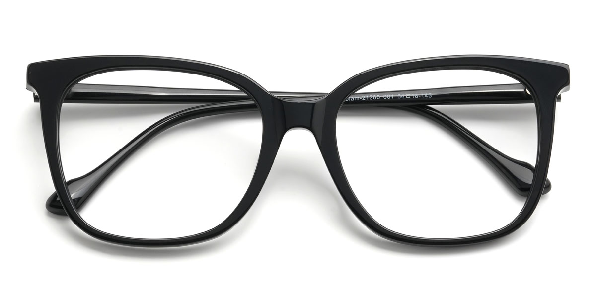 Black Bryant Glasses - Rectangle Glasses
