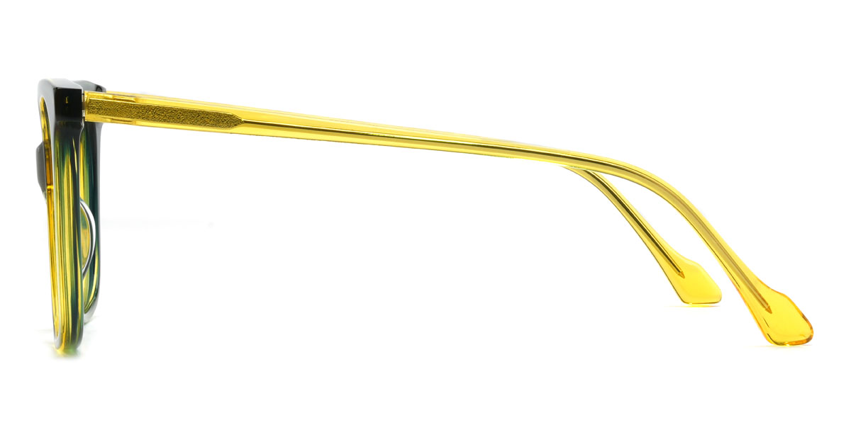 Green Tortoiseshell Bryant Glasses - Rectangle Glasses