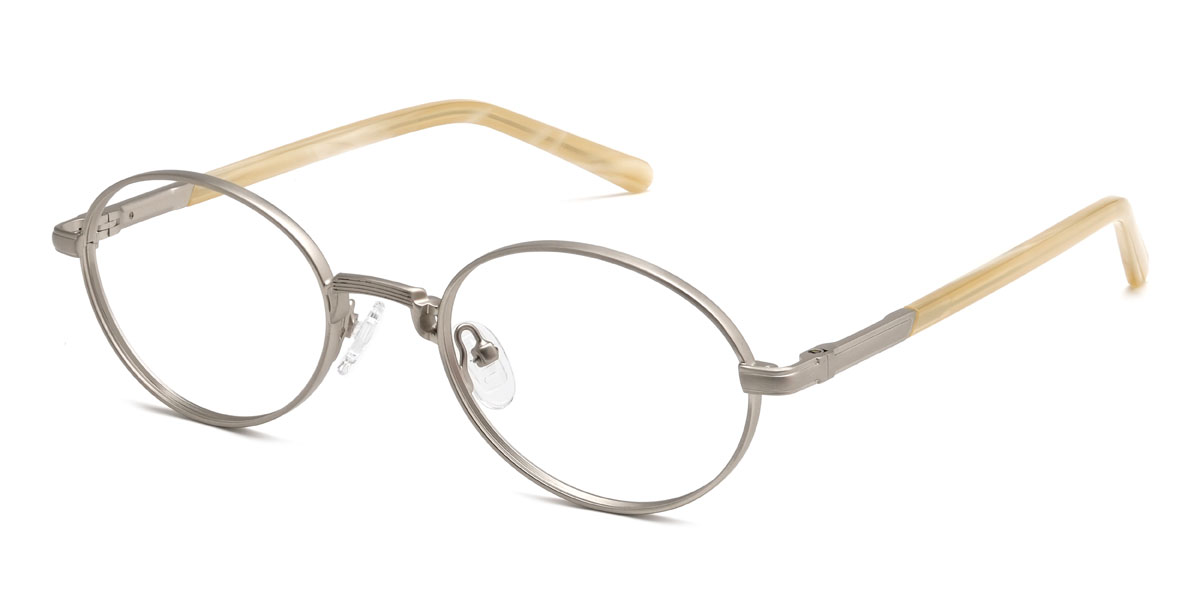 Silver Donny Glasses - Oval Glasses