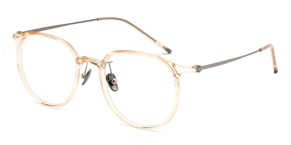 Champagne Xanthe Glasses - Oval Glasses