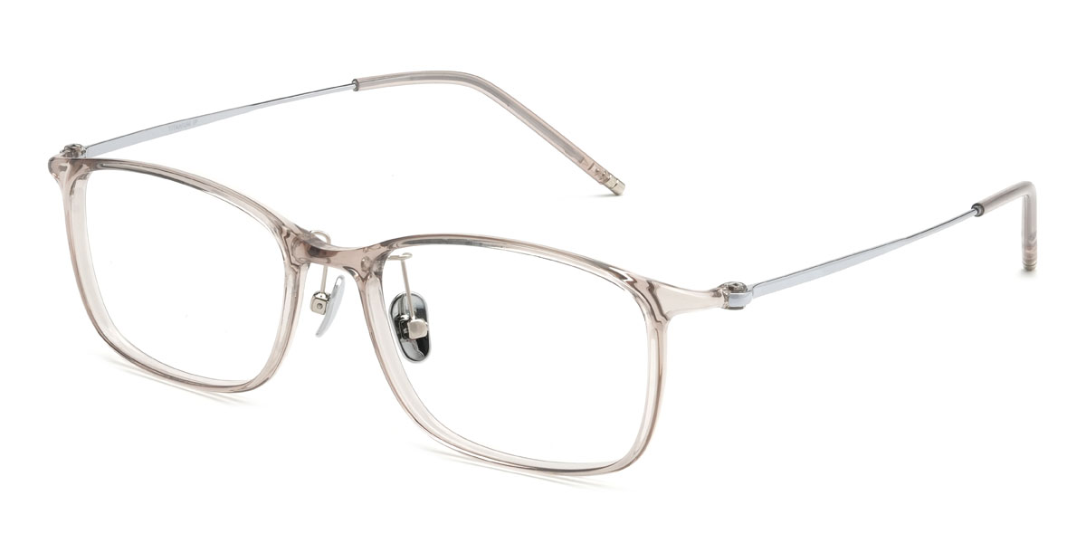 Light Brown Frankie Glasses - Rectangle Glasses