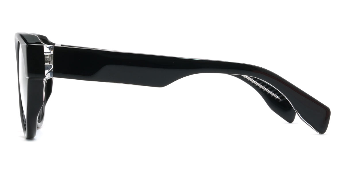 Black Harold Glasses - Oval Glasses