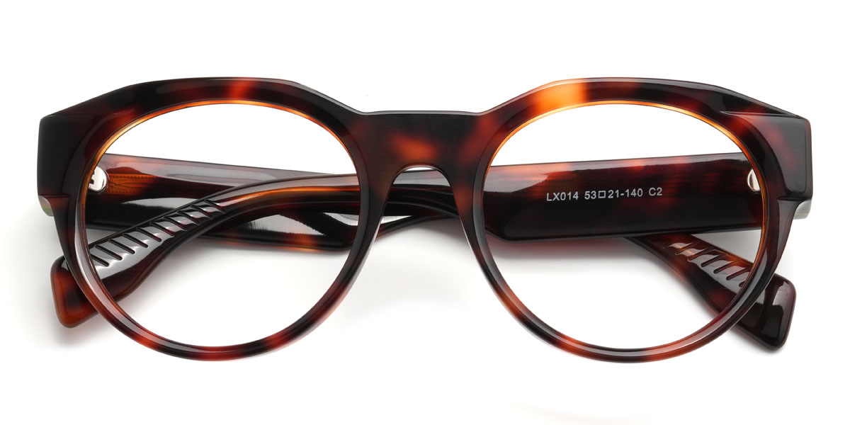 Tortoiseshell Harold Glasses - Oval Glasses
