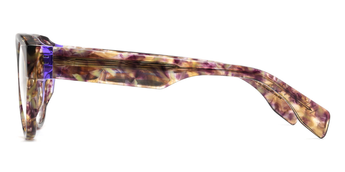 Violet Écaille de tortue Harold Lunettes - Oval Glasses