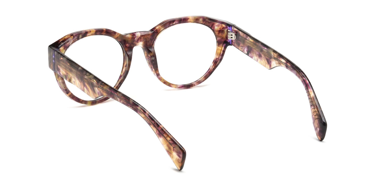 Violet Écaille de tortue Harold Lunettes - Oval Glasses