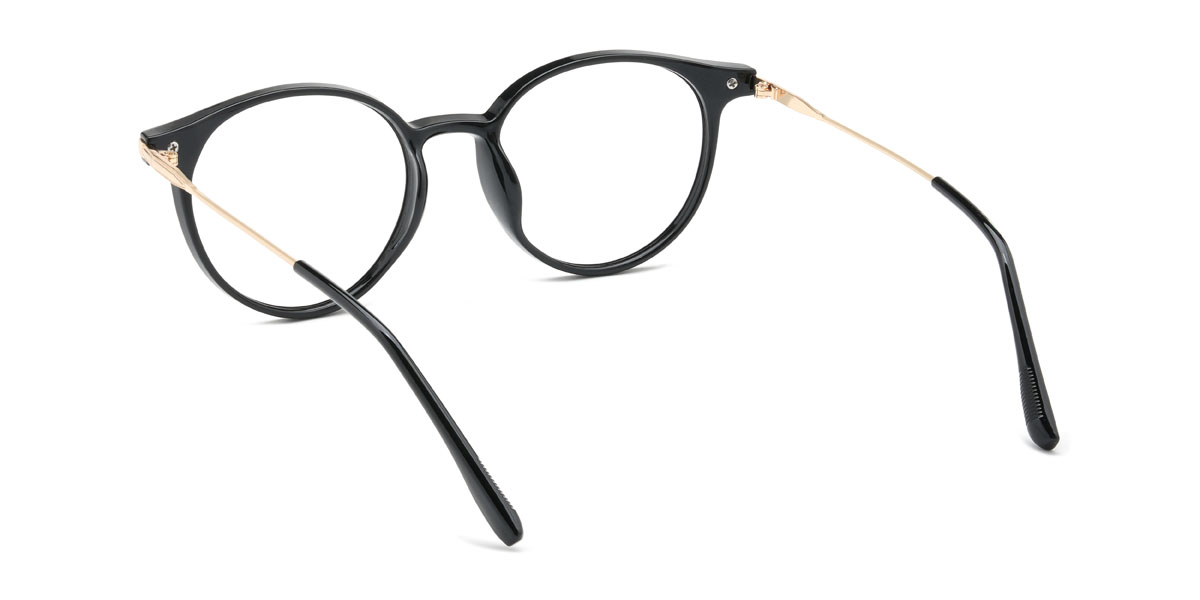 Black Xzavier Glasses - Oval Glasses