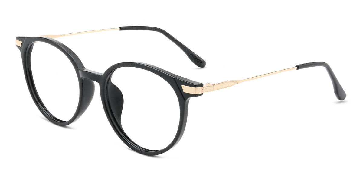 Black Xzavier Glasses - Oval Glasses