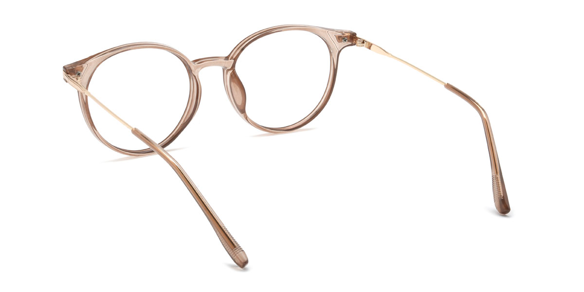 Light Brown Xzavier Glasses - Oval Glasses