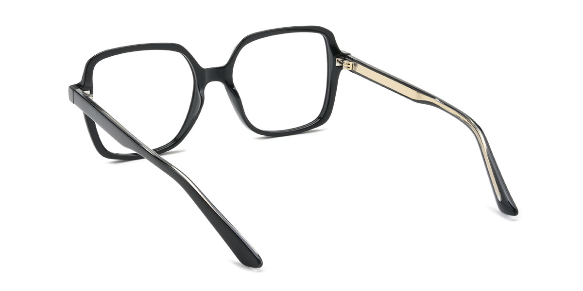 Black Kevin Glasses - Square Glasses