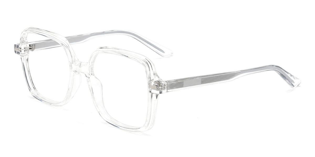 Clear Kevin Glasses - Square Glasses