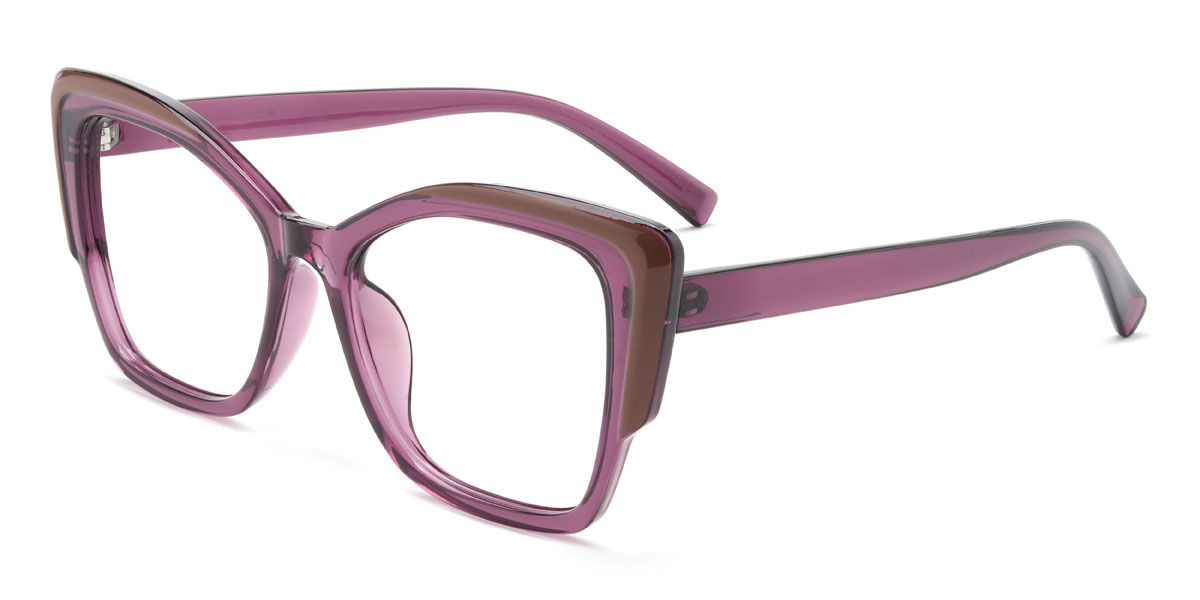 Purple Marius Glasses - Square Glasses