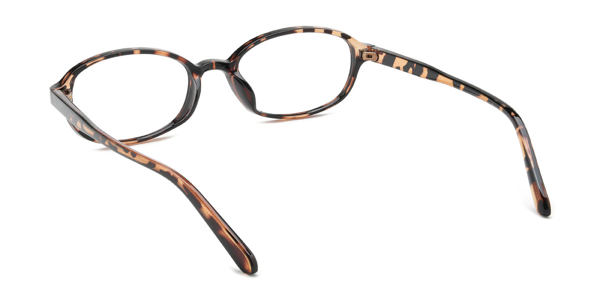 Tortoiseshell Nika Glasses - Oval Glasses