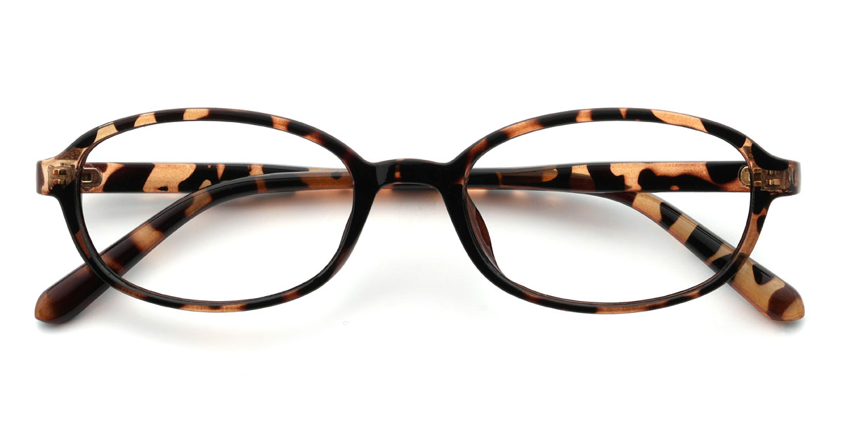Tortoiseshell Nika Glasses - Oval Glasses