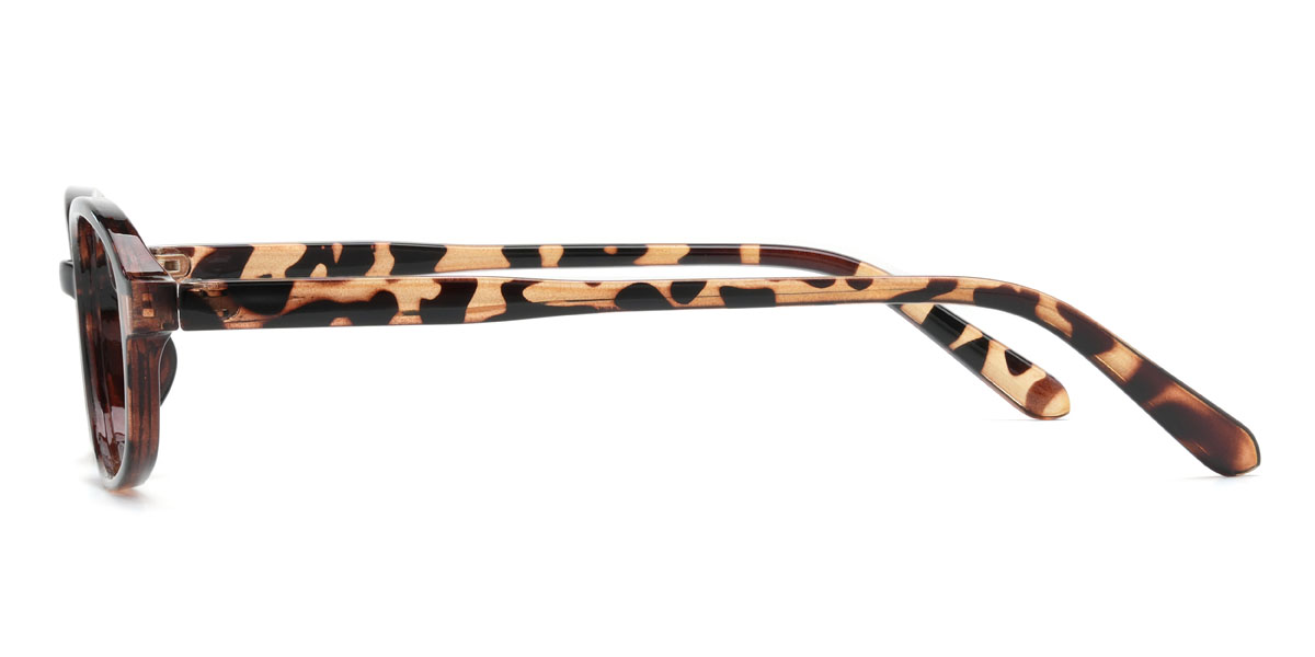 Tortoiseshell Nika Glasses - Oval Glasses