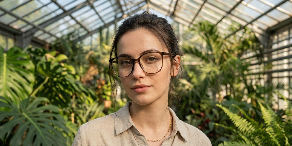 Brown Marlin Glasses - Square Glasses