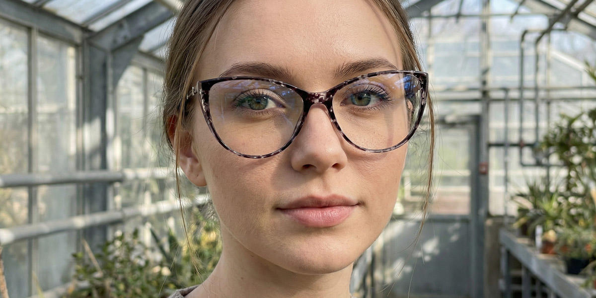 Black Tortoiseshell Caius Glasses - Cat Eye Glasses