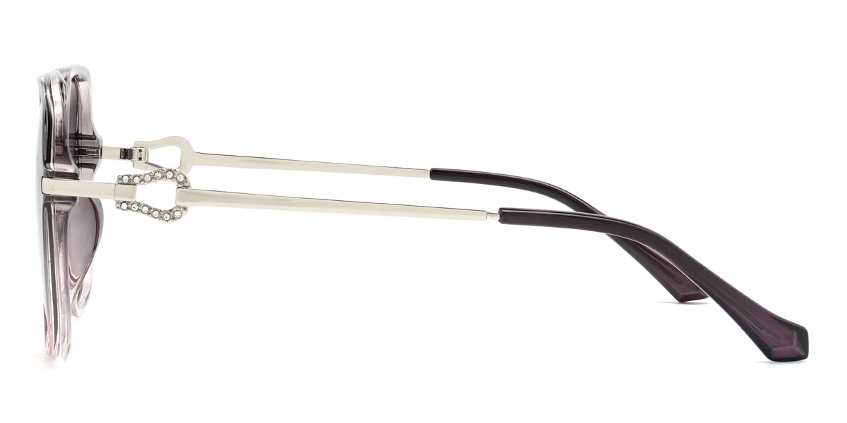 Gris Rosa Gradual Morado Vivienne Gafas - Square Sunglasses