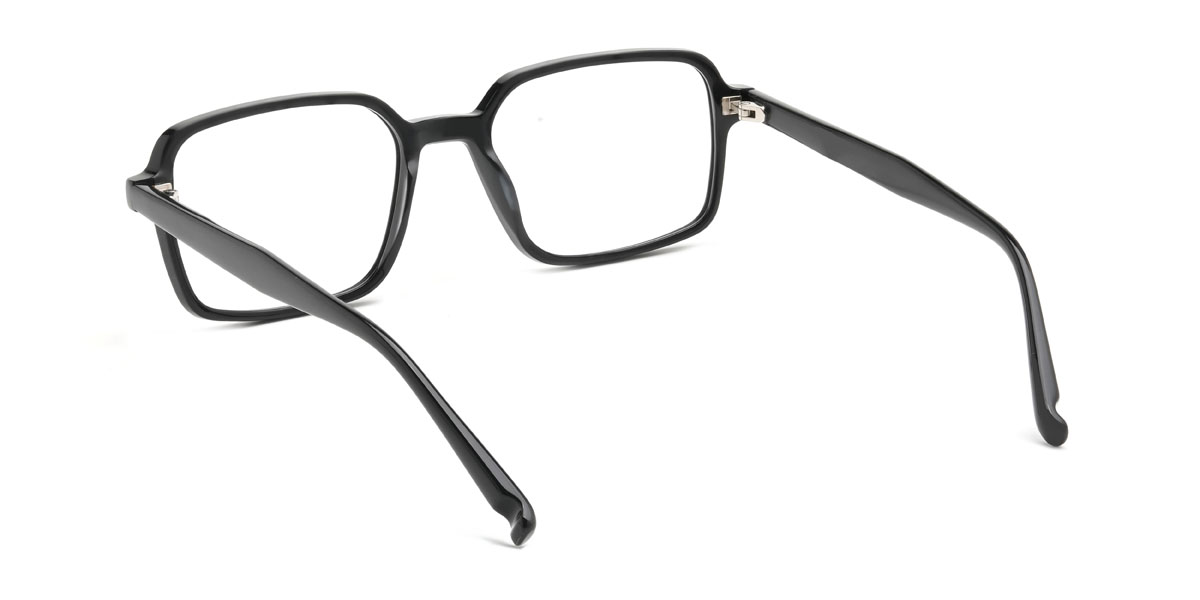 Black Loren Glasses - Rectangle Glasses