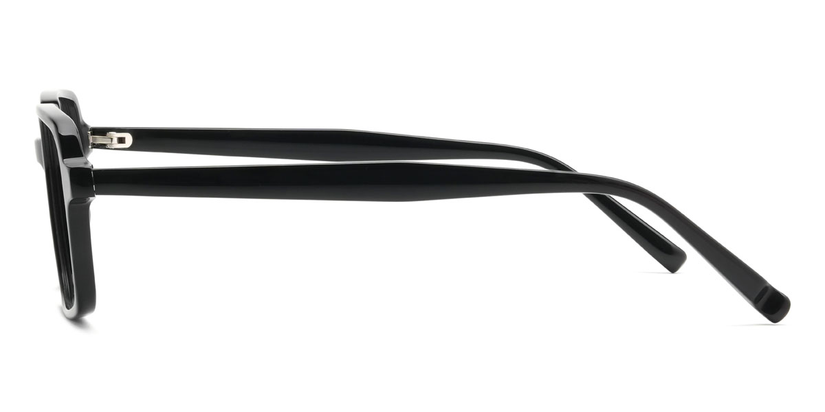 Black Loren Glasses - Rectangle Glasses