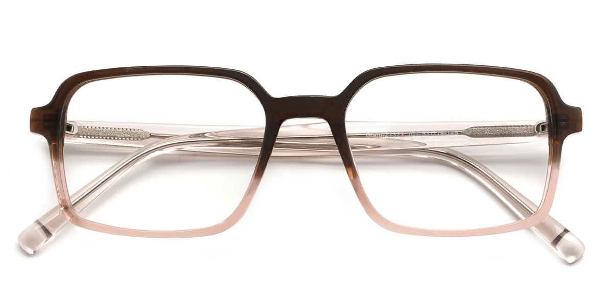 Brown Tawny Loren Glasses - Rectangle Glasses