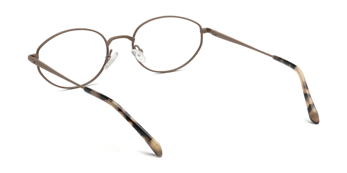 Brown Iain Glasses - Oval Glasses