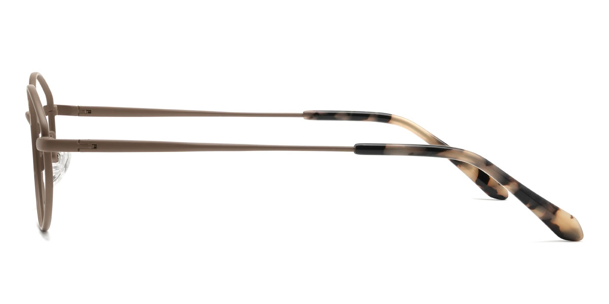 Brown Iain Glasses - Oval Glasses