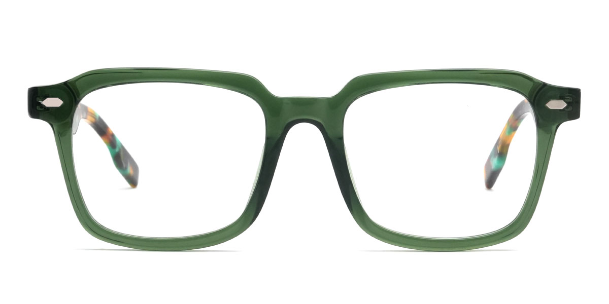 Vert Ollie Lunettes - Rectangle Clip-On Sunglasses