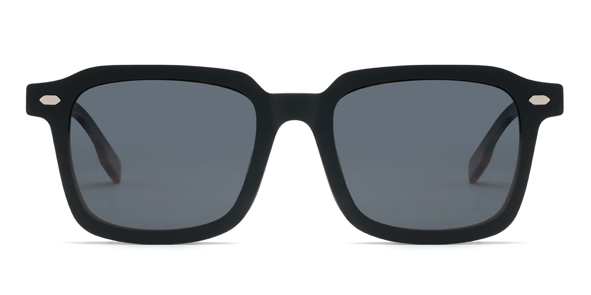 Braun Ollie Brille - Rectangle Clip-On Sunglasses