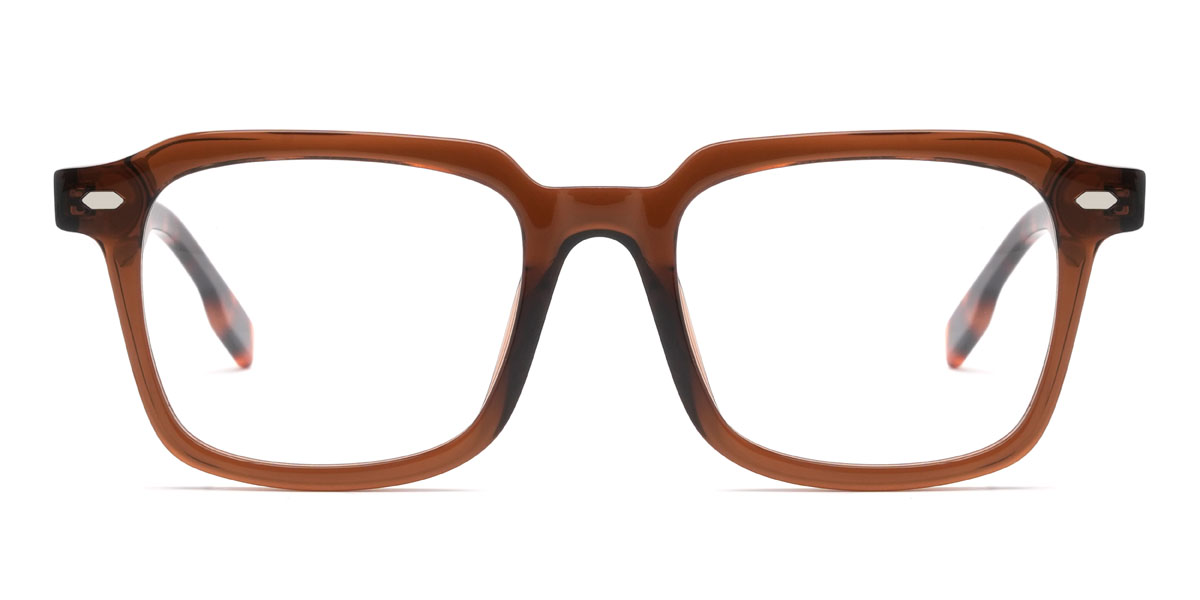 Braun Ollie Brille - Rectangle Clip-On Sunglasses