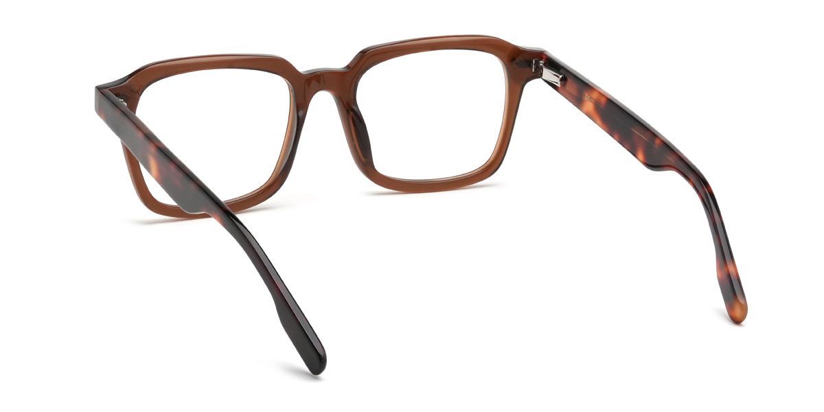 Braun Ollie Brille - Rectangle Clip-On Sunglasses
