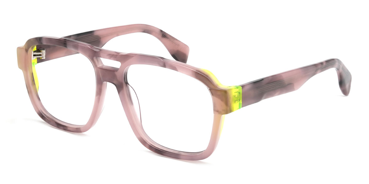 Purple Tortoiseshell Adelaide Glasses - Aviator Glasses