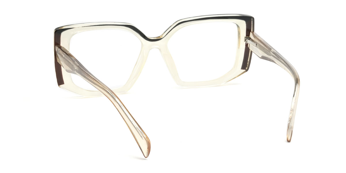 Champagne Ybarra Glasses - Rectangle Glasses