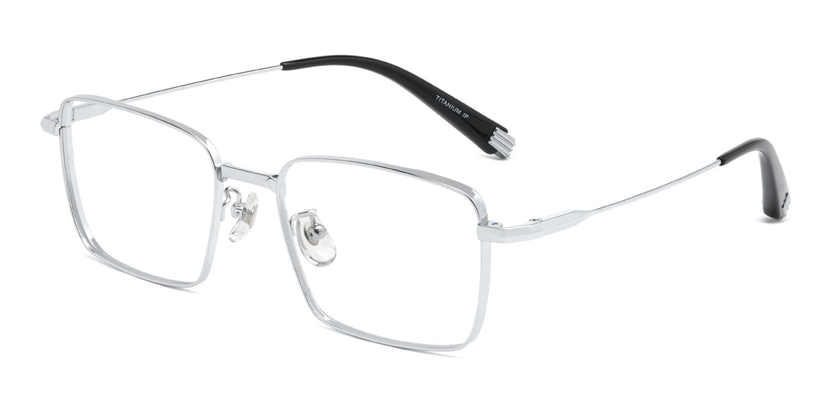 Silver Rocky Glasses - Rectangle Glasses