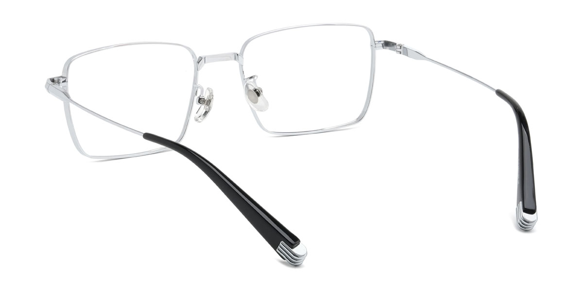 Silver Rocky Glasses - Rectangle Glasses