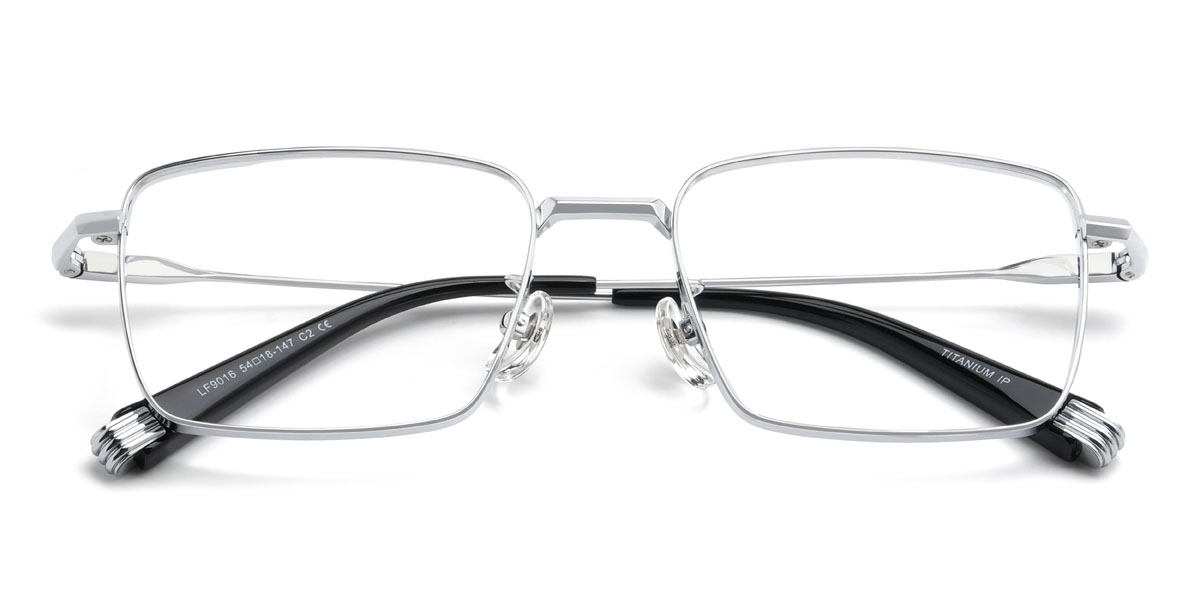 Silver Rocky Glasses - Rectangle Glasses