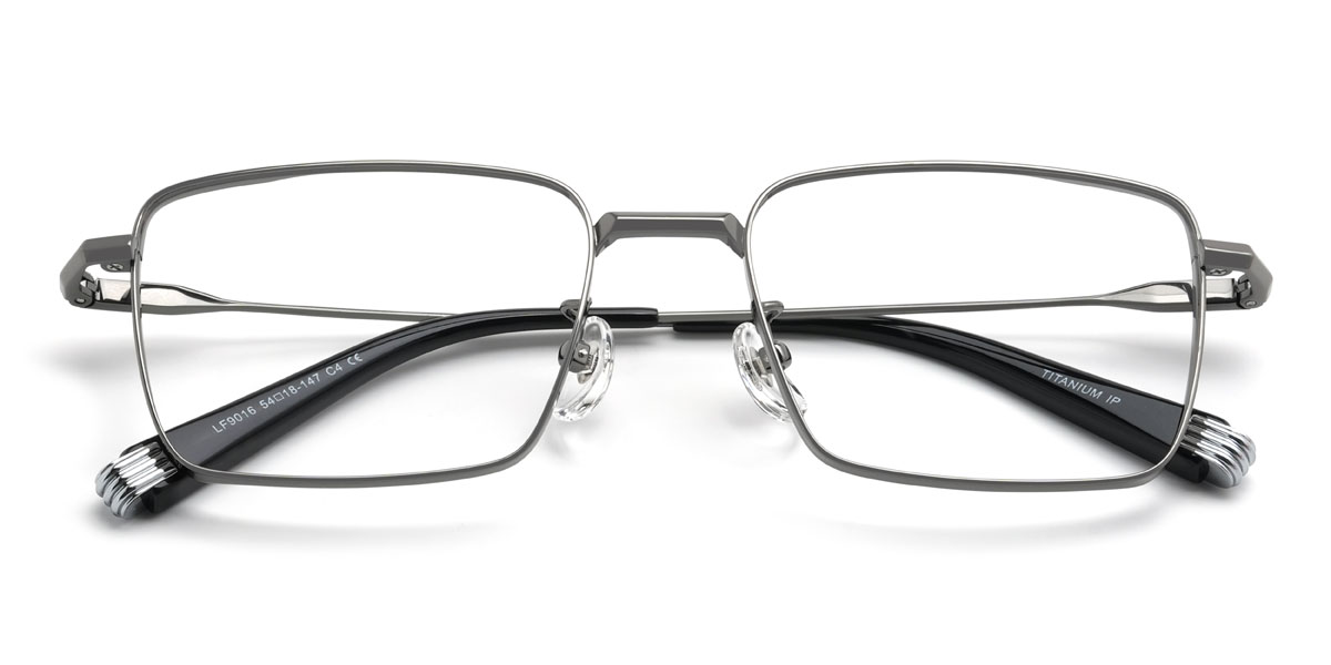 Grey Rocky Glasses - Rectangle Glasses