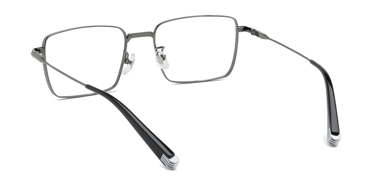 Grey Rocky Glasses - Rectangle Glasses