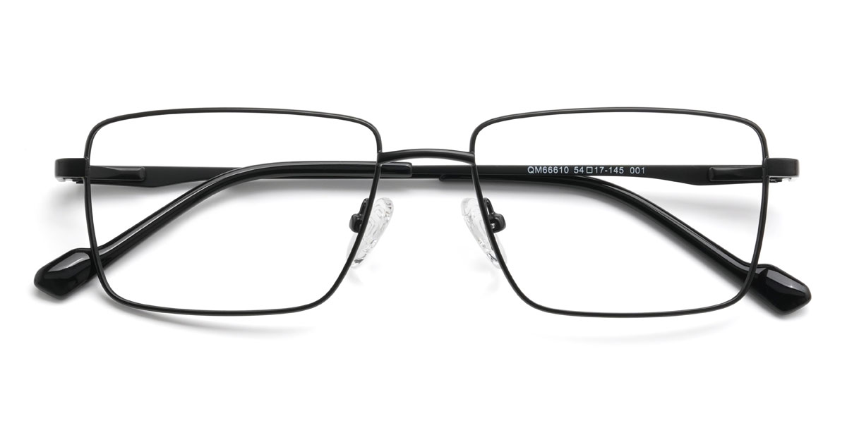 Black Sheldon Glasses - Rectangle Glasses