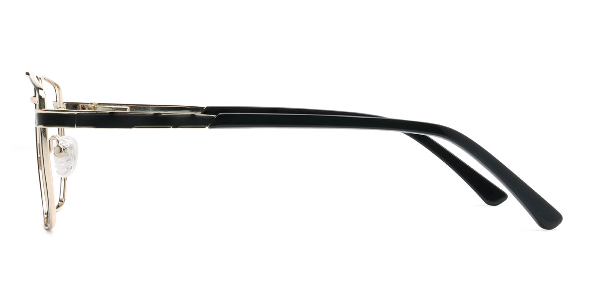 Gold Schwarz Orson Brille - Aviator Glasses