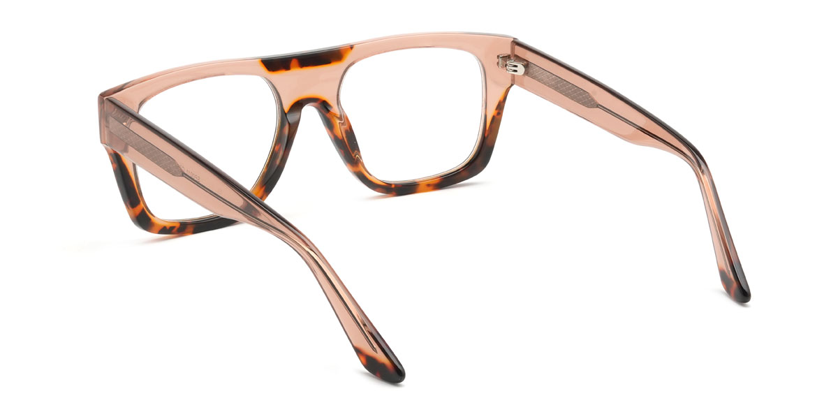 Orange Neal Glasses - Rectangle Glasses